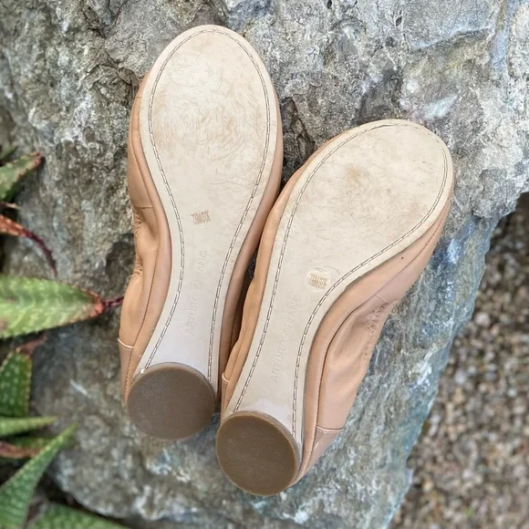Patent Leather Ballet Flats in Nude💛 Excellent Condition - Picture 6 of 11